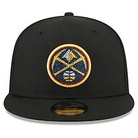 Men's New Era Black Denver Nuggets 2026 NBA Draft Crystal 9FIFTY Snapback Hat