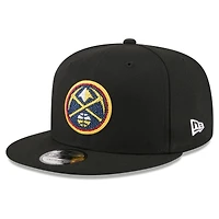 Casquette snapback New Era noire Denver Nuggets 2026 NBA Draft Crystal 9FIFTY pour homme