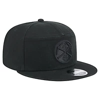 Casquette snapback 9FIFTY noire à panneaux fendus en toile Adventure Denver Nuggets pour homme New Era