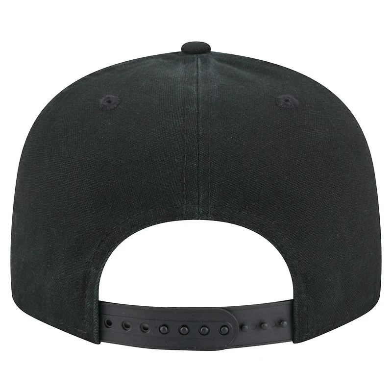 Casquette snapback 9FIFTY noire à panneaux fendus en toile Adventure Denver Nuggets pour homme New Era