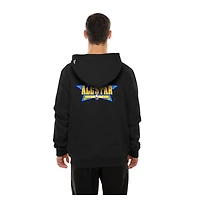 Men's New Era  Black Denver Nuggets Front Back Logo Hoodie