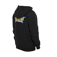 Men's New Era  Black Denver Nuggets Front Back Logo Hoodie