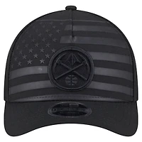 Casquette ajustable A-Frame 9FORTY Game Day Flag des Denver Nuggets de New Era pour homme noire