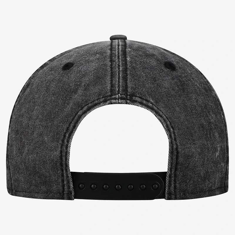 Casquette snapback New Era Denver Nuggets noire pour homme, coloris ton sur ton délavé 9FIFTY