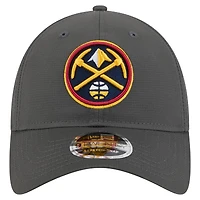 Casquette ajustable New Era 9TWENTY Active Ripstop Denver Nuggets pour homme, couleur anthracite