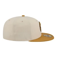 Men's New Era Cream/Tan Denver Nuggets Two-Tone Color Pack 59FIFTY Fitted Hat