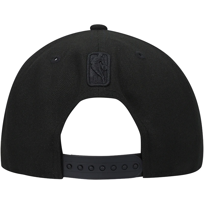 Casquette Snapback 9FIFTY Denver Nuggets New Era pour homme, noir sur noir