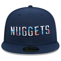 Men's New Era  Navy Denver Nuggets 2024/25 City Edition Alternate 59FIFTY Fitted Hat