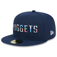 Men's New Era  Navy Denver Nuggets 2024/25 City Edition Alternate 59FIFTY Fitted Hat