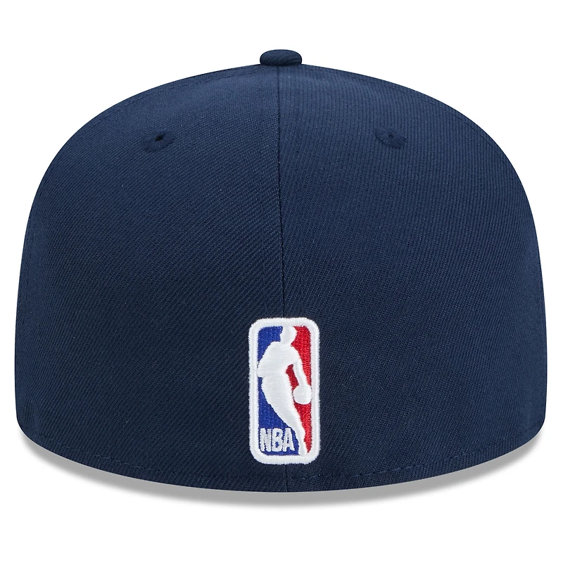 Men's New Era  Navy Denver Nuggets 2024/25 City Edition Alternate 59FIFTY Fitted Hat