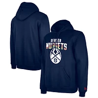 Sweat à capuche Denver Nuggets 2024/25 City Edition bleu marine New Era pour homme