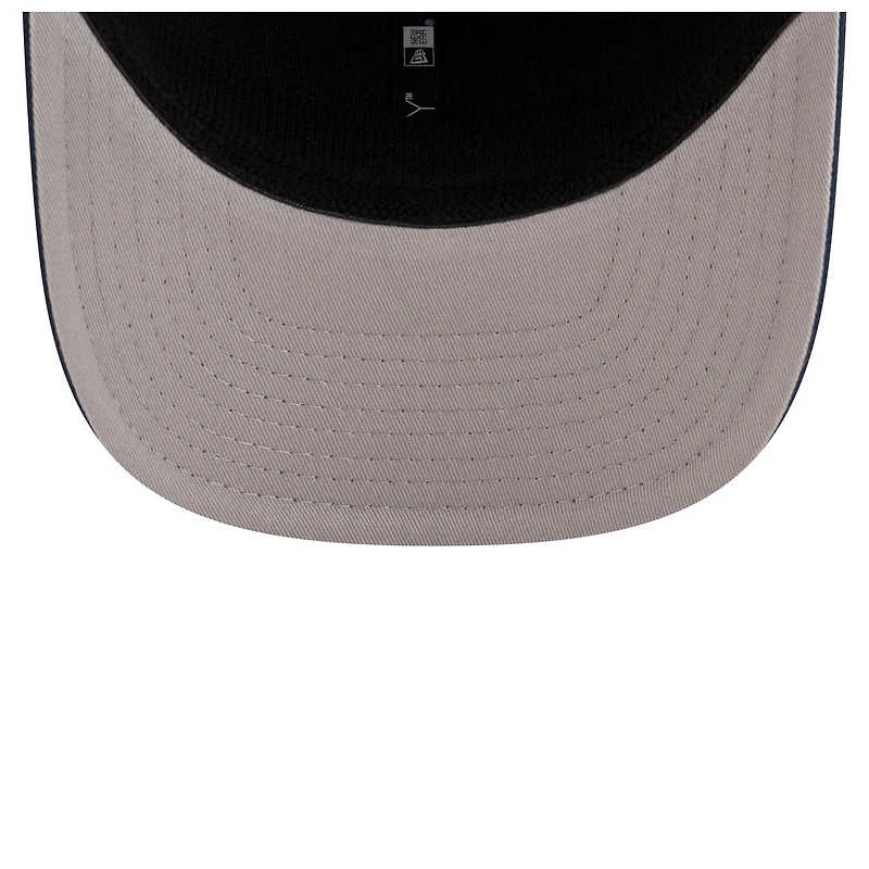 Casquette ajustable New Era 9SEVENTY bleu marine des Denver Nuggets pour homme