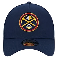 Casquette réglable bleu marine Denver Nuggets A-Frame 9FORTY New Era pour hommes
