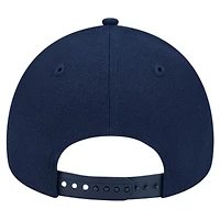 Men's New Era Navy Denver Nuggets A-Frame 9FORTY Adjustable Hat