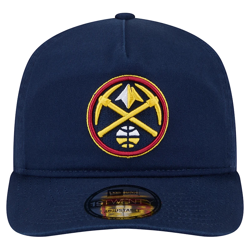 Casquette ajustable New Era 19TWENTY en coton bleu marine des Denver Nuggets pour homme