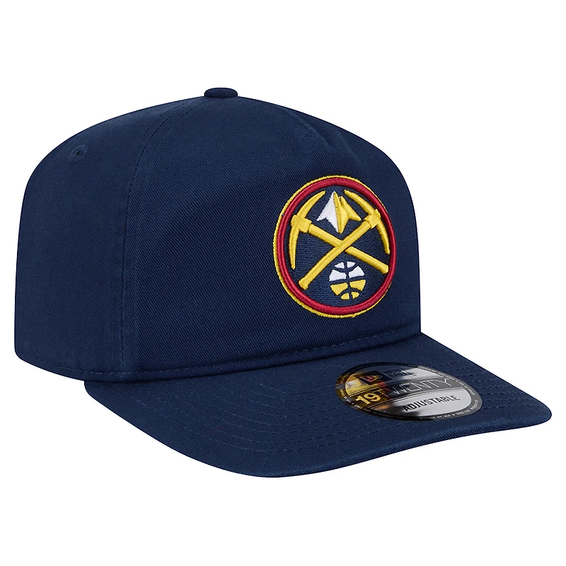 Casquette ajustable New Era 19TWENTY en coton bleu marine des Denver Nuggets pour homme