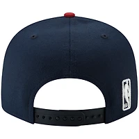 Men's New Era Navy Denver Nuggets Official Team Color 9FIFTY Snapback Hat