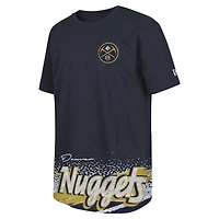 T-shirt classique de sport Denver Nuggets New Era bleu marine pour homme