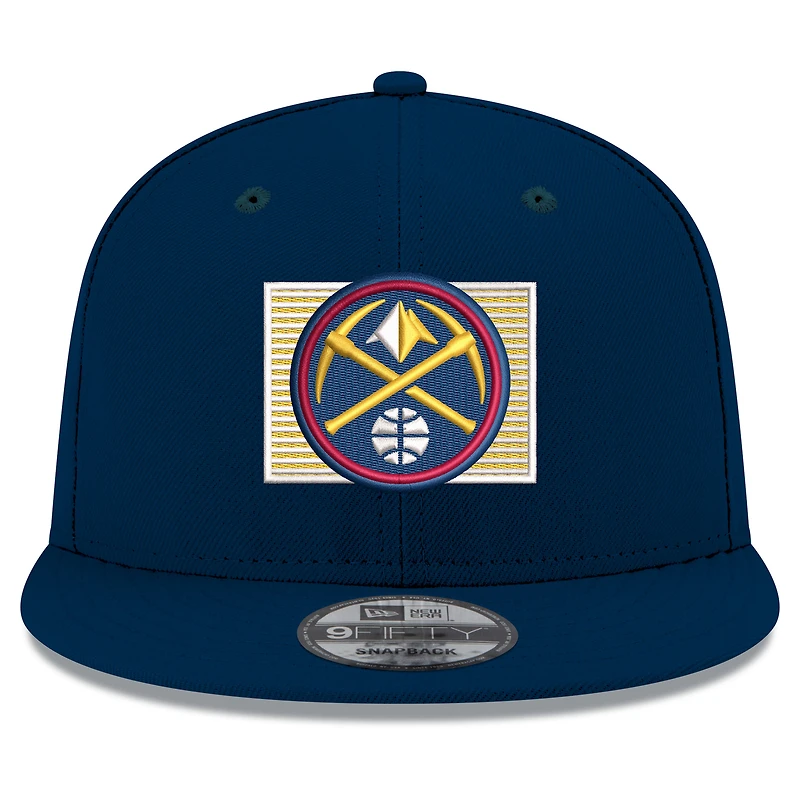 Casquette snapback 9FIFTY State Pride des Denver Nuggets de New Era pour homme, bleu marine