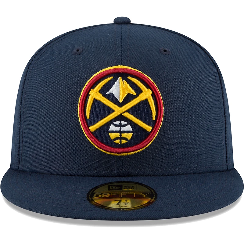 Men's New Era Navy Denver Nuggets Team 59FIFTY Fitted Hat