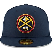 Men's New Era Navy Denver Nuggets Team 59FIFTY Fitted Hat
