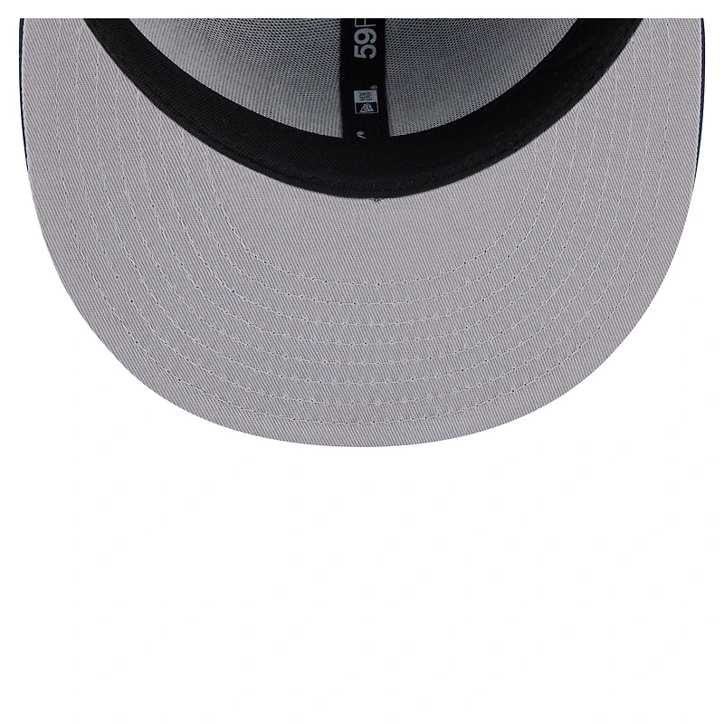 Men's New Era Navy Denver Nuggets Tonal Color Pack 59FIFTY Fitted Hat