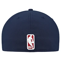 Men's New Era  Navy Denver Nuggets Tri-Hit 59Fifty Fitted Hat