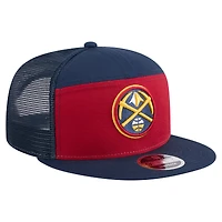 Men's New Era  Red/Navy Denver Nuggets Outdoor Split Panel 9FIFTY Snapback Hat