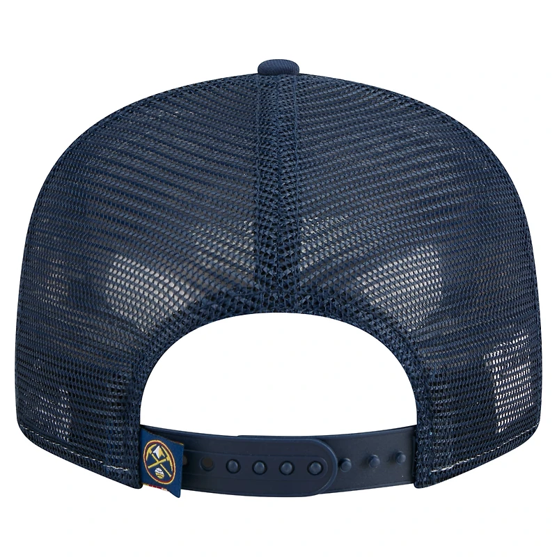 Men's New Era  Red/Navy Denver Nuggets Outdoor Split Panel 9FIFTY Snapback Hat