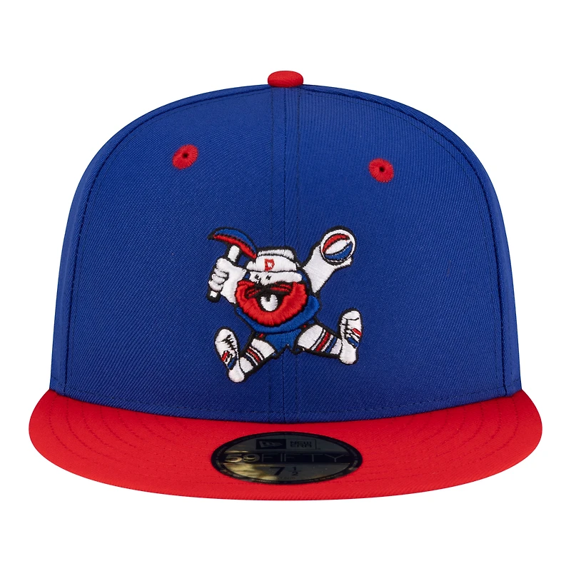 Men's New Era  Royal/Red Denver Nuggets 80s Throwback 59FIFTY Fitted Hat