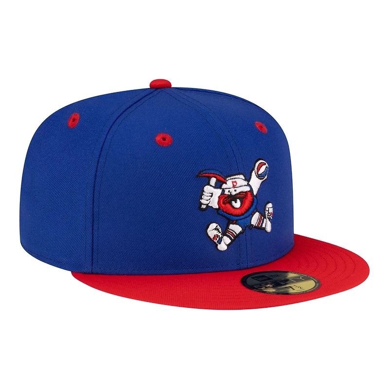Men's New Era  Royal/Red Denver Nuggets 80s Throwback 59FIFTY Fitted Hat