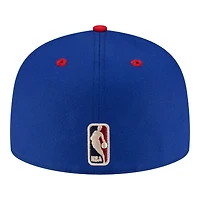 Men's New Era  Royal/Red Denver Nuggets 80s Throwback 59FIFTY Fitted Hat