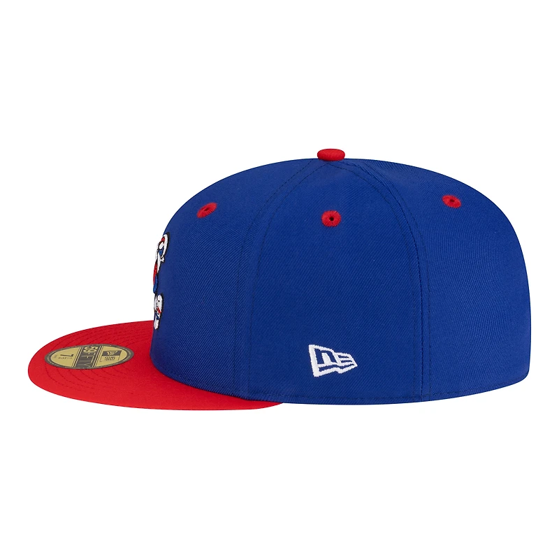 Men's New Era  Royal/Red Denver Nuggets 80s Throwback 59FIFTY Fitted Hat