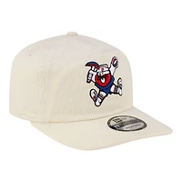 Men's New Era  White Denver Nuggets 19TWENTY 80s Chrome Corduroy Adjustable Hat