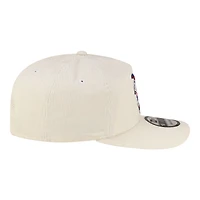 Casquette ajustable New Era blanche Denver Nuggets 19TWENTY années 80 en velours côtelé chromé