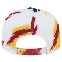 Men's New Era  White Denver Nuggets Paint 9FIFTY Snapback Hat