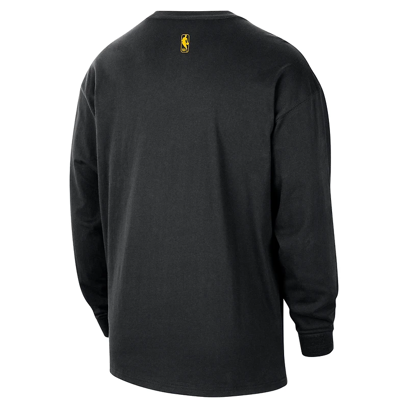 Men's Nike  Black Denver Nuggets 2025/26 City Edition Remix Essential Logo Long Sleeve T-Shirt