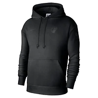 Men's Nike  Black Denver Nuggets Authentic Travel Standard Issue Dri-Fit Hoodie