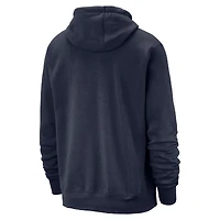 Sweat à capuche Nike bleu marine Denver Nuggets Essential Logo Club pour homme