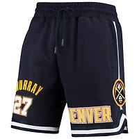 Short de joueur d'équipe Denver Nuggets bleu marine Pro Standard Jamal Murray pour homme