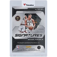 Michael Porter Jr. Denver Nuggets Autographed 2023-24 Panini Prizm Signatures Gold Wave #SIG-MPJ #6/10 Card
