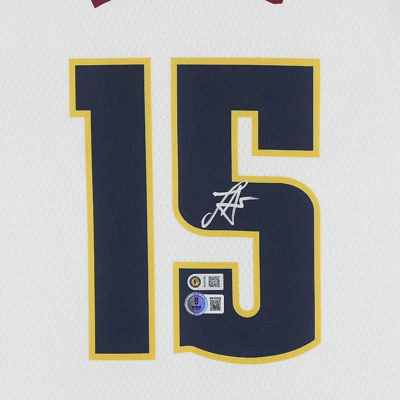Maillot Swingman blanc Nike Association Edition autographié par Nikola Jokić des Denver Nuggets - BAS