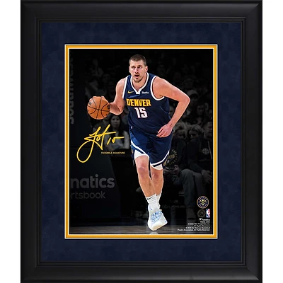 Nikola Jokić Denver Nuggets Facsimile Signature Framed 11" x 14" Spotlight Photograph
