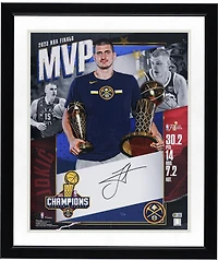Nikola Jokic Denver Nuggets Autographed 16" x 20" 2023 NBA Finals MVP Collage