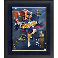 Collage encadré MVP des finales NBA 2023 de Nikola Jokic Denver Nuggets 16" x 20"