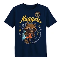 Ensemble de t-shirts deux pièces pour enfants d'âge préscolaire Denver Nuggets Gardiens la Galaxie