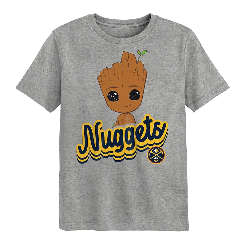 Ensemble de t-shirts deux pièces pour enfants d'âge préscolaire Denver Nuggets Gardiens la Galaxie
