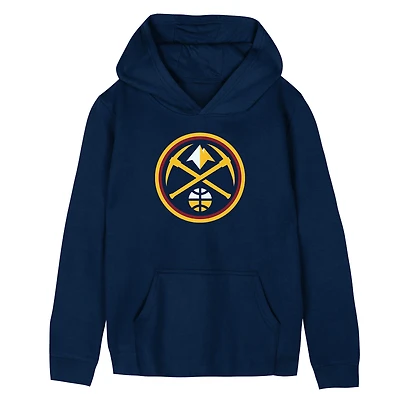 Preschool Outerstuff  Navy Denver Nuggets Primary Logo Hoodie