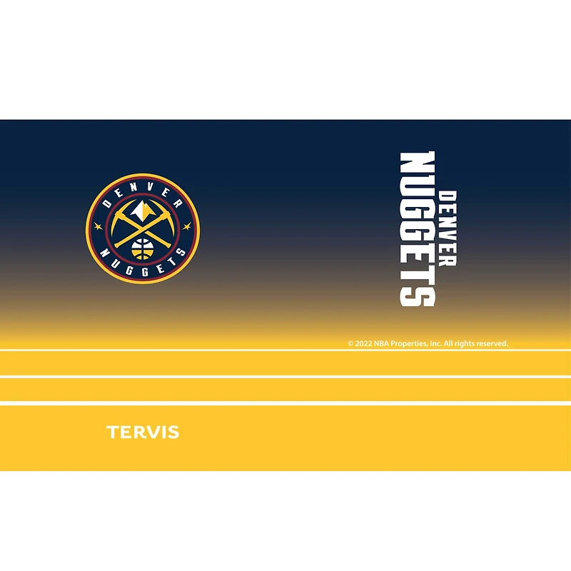 Tervis Denver Nuggets 20oz. Gobelet de voyage en acier inoxydable ombré