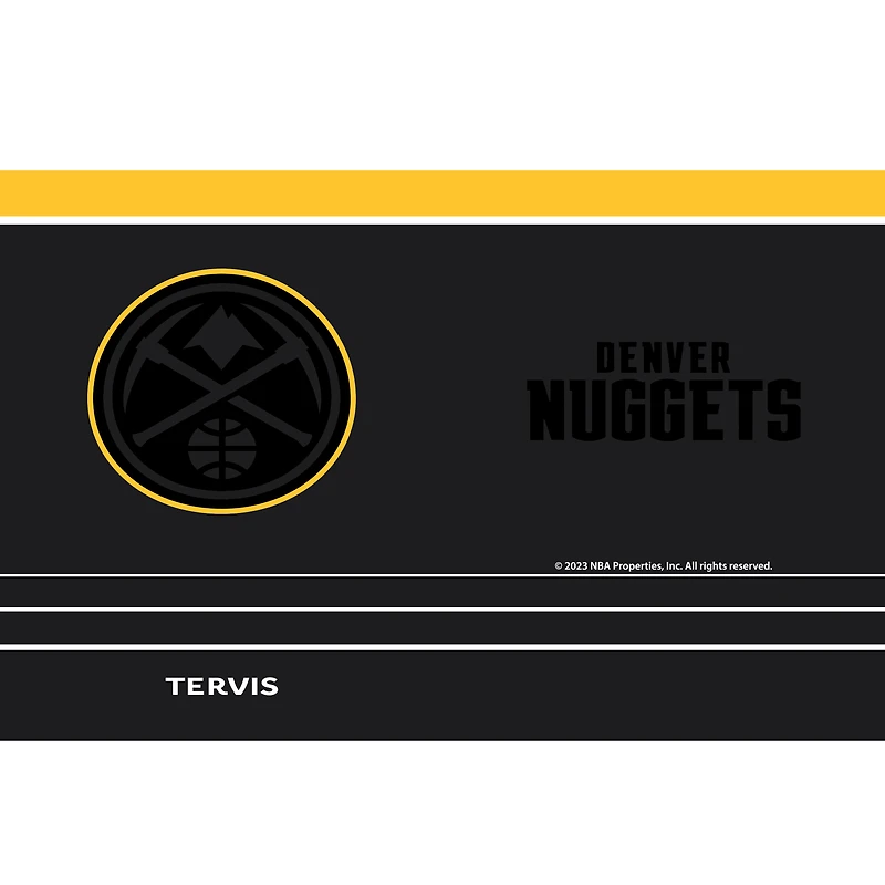 Tervis Denver Nuggets 30 onces. Gobelet de jeu de nuit avec paille